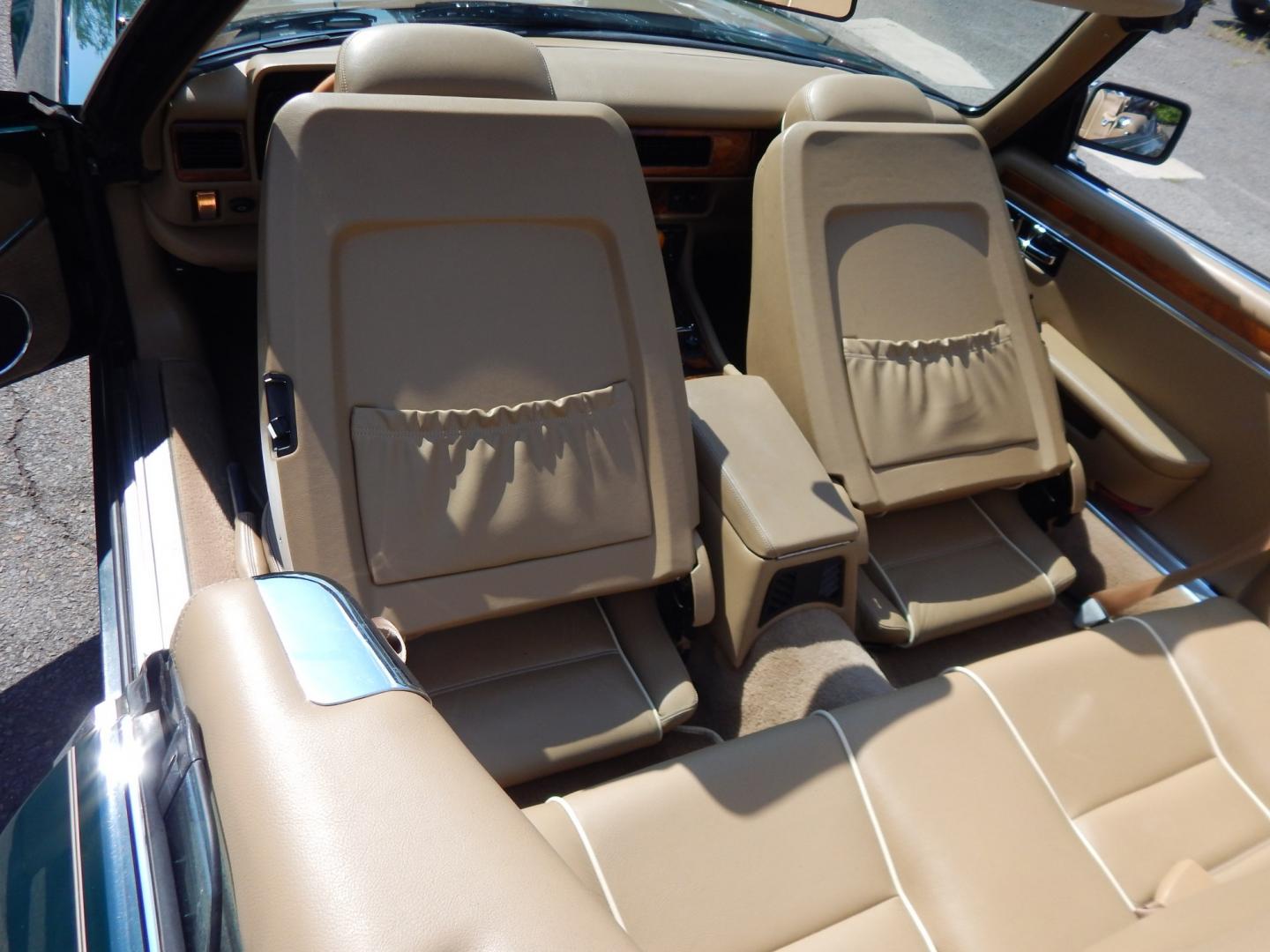 1996 Green /Tan Jaguar XJS 4.0L convertible Celebration Edition (SAJNX2748TC) with an 4.0L L6 DOHC 24V engine, 4A OD transmission, located at 6528 Lower York Road, New Hope, PA, 18938, (215) 862-9555, 40.358707, -74.977882 - Here we have a beautiful 1996 Jaguar XJS Celebration Edition for sale. The Celebration Edition was offered for the last model year of the XJS and came with contrasting color piping on the interior, Jaguar leaper logo on seats, Sapwood walnut wood on interior, chrome mirror caps, twin painted coach l- Photo#22