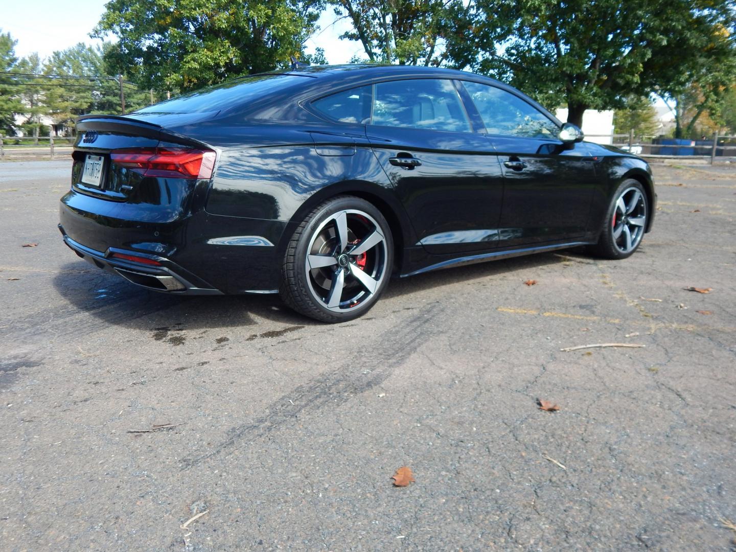 2023 Black /Black Audi A5 Premium Plus S line 45 TFSII quattro (WAUFACF52PA) with an 2.0L L4 DOHC 16V TURBO engine, 7A transmission, located at 6528 Lower York Road, New Hope, PA, 18938, (215) 862-9555, 40.358707, -74.977882 - Here we have a beautiful, ONE OWNER, Audi A5 Sportback with a 2.0L turbo engine putting power to the ground via an AWD automatic transmission. Options include: black leather, power seats, heated front seats, dual + rear climate controls, power sunroof with power sunshade, AM/FM/SIR/BLUETOOTH radio,- Photo#3