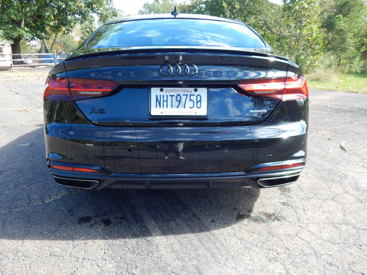 2023 Black /Black Audi A5 Premium Plus S line 45 TFSII quattro (WAUFACF52PA) with an 2.0L L4 DOHC 16V TURBO engine, 7A transmission, located at 6528 Lower York Road, New Hope, PA, 18938, (215) 862-9555, 40.358707, -74.977882 - Here we have a beautiful, ONE OWNER, Audi A5 Sportback with a 2.0L turbo engine putting power to the ground via an AWD automatic transmission. Options include: black leather, power seats, heated front seats, dual + rear climate controls, power sunroof with power sunshade, AM/FM/SIR/BLUETOOTH radio,- Photo#8