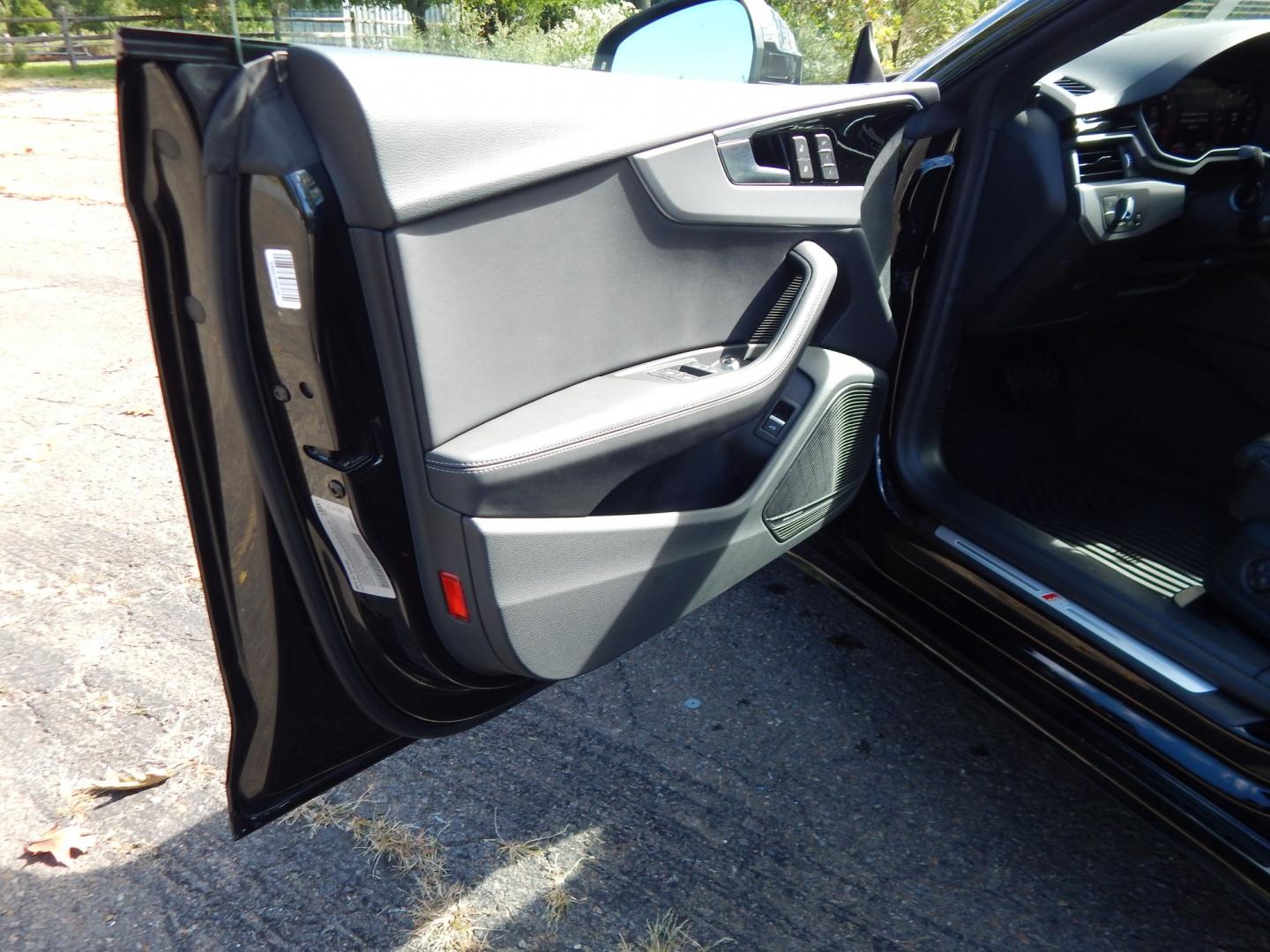 2023 Black /Black Audi A5 Premium Plus S line 45 TFSII quattro (WAUFACF52PA) with an 2.0L L4 DOHC 16V TURBO engine, 7A transmission, located at 6528 Lower York Road, New Hope, PA, 18938, (215) 862-9555, 40.358707, -74.977882 - Here we have a beautiful, ONE OWNER, Audi A5 Sportback with a 2.0L turbo engine putting power to the ground via an AWD automatic transmission. Options include: black leather, power seats, heated front seats, dual + rear climate controls, power sunroof with power sunshade, AM/FM/SIR/BLUETOOTH radio,- Photo#9