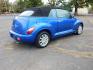 2006 Blue /Gray Chrysler PT Cruiser Touring Convertible (3C3JY55E16T) with an 2.4L L4 DOHC 16V TURBO engine, Automatic transmission, located at 6528 Lower York Road, New Hope, PA, 18938, (215) 862-9555, 40.358707, -74.977882 - Here we have a PT Cruiser Touring Convertible with a 2.4L 4 cylinder TURBO engine putting power to the front wheels via an automatic transmission. Options include: gray cloth, manual moving seats, heat, AC, AM/FM/CD/AUX radio, cruise control, tilt steering wheel, power windows/locks/mirrors, soft to- Photo#3