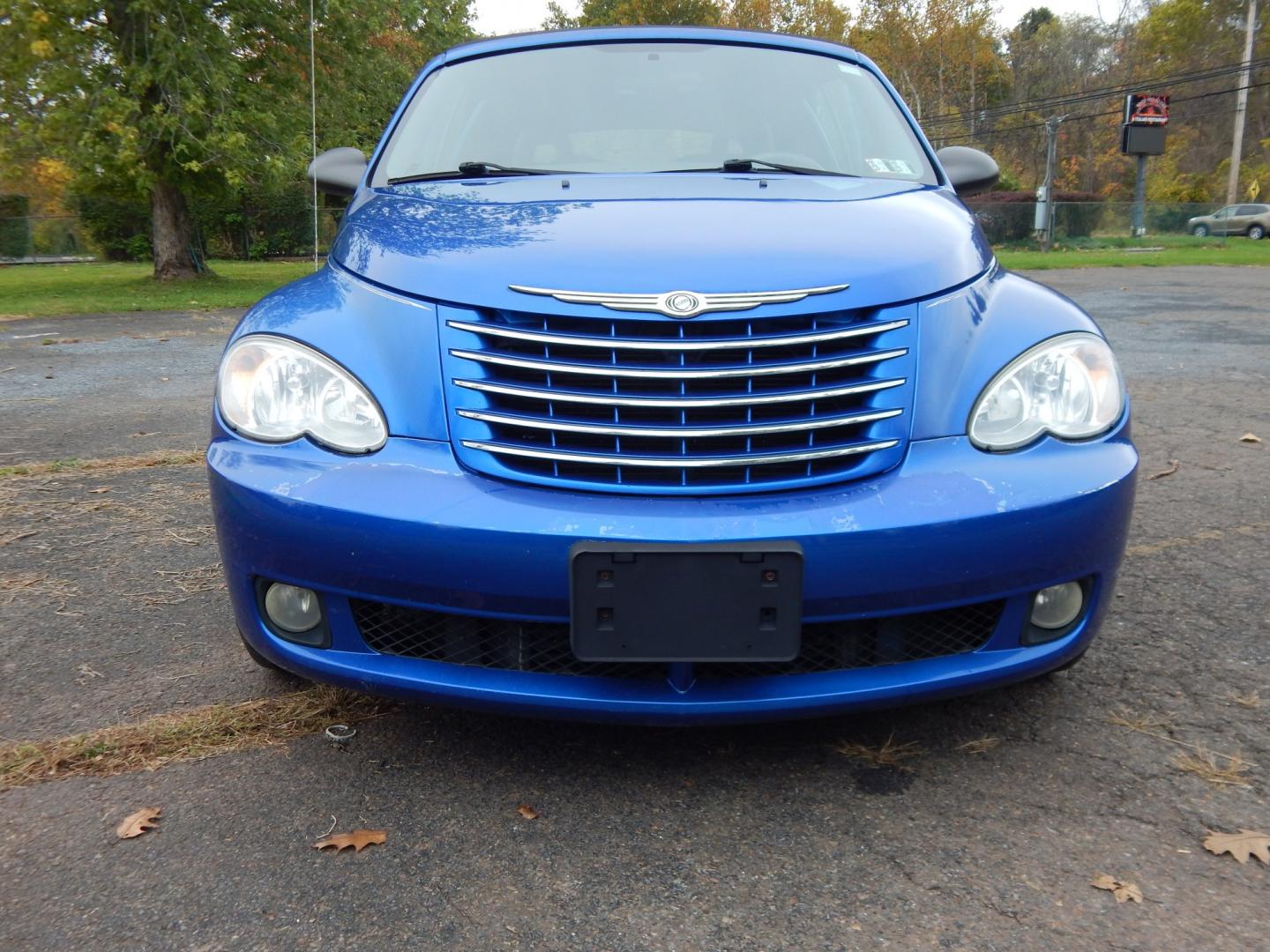2006 Blue /Gray Chrysler PT Cruiser Touring Convertible (3C3JY55E16T) with an 2.4L L4 DOHC 16V TURBO engine, Automatic transmission, located at 6528 Lower York Road, New Hope, PA, 18938, (215) 862-9555, 40.358707, -74.977882 - Here we have a PT Cruiser Touring Convertible with a 2.4L 4 cylinder TURBO engine putting power to the front wheels via an automatic transmission. Options include: gray cloth, manual moving seats, heat, AC, AM/FM/CD/AUX radio, cruise control, tilt steering wheel, power windows/locks/mirrors, soft to- Photo#6