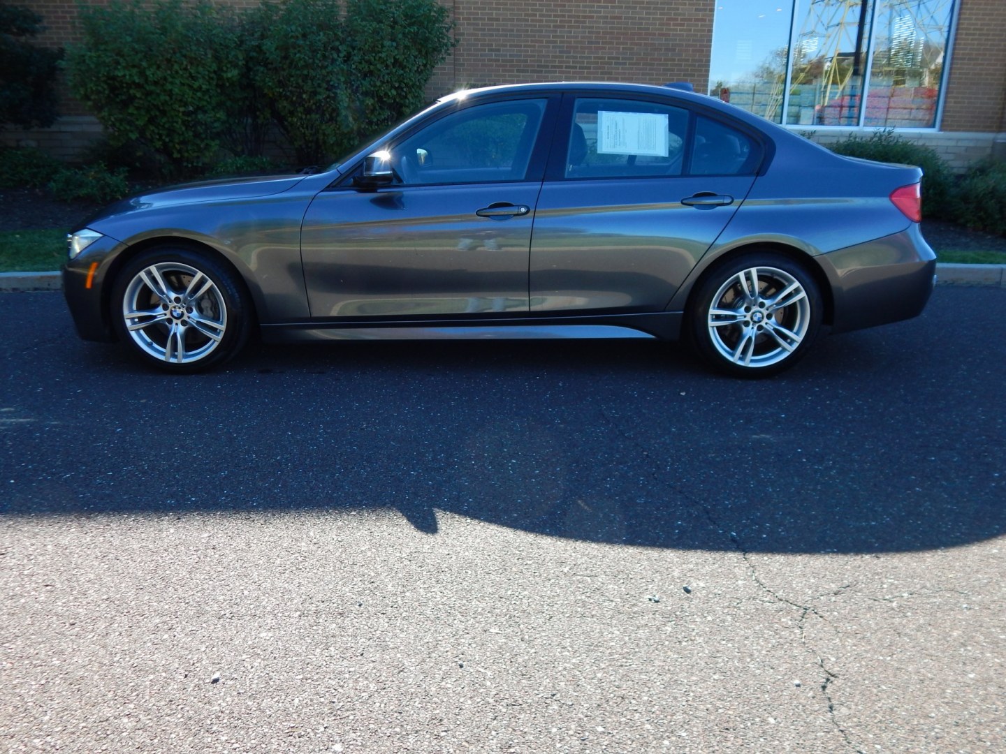 2014 Gray /Black Leather BMW 3-Series 335i xDrive Sedan (WBA3B9C55EF) with an 3.0L L6 DOHC 24V engine, 6 speed manual transmission, located at 6528 Lower York Road, New Hope, PA, 18938, (215) 862-9555, 40.358707, -74.977882 - Super clean, well cared for 2014 BMW 335Xi M Sport, 6 speed manual transmission, 3.0 Liter 6 cylinder twin turbo charged, heated seats, power moonroof, windows, mirrors, central locking system, factory alloy wheels, good all season tires, very clean all original black leather interior, Navigation,- Photo#1